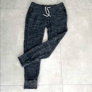 Monrow Jogger Sweatpants Dark Gray Marl size S